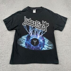 Judas Priest T Shirt Mens M Black United USA 2004 Tour Graphic Band Tee Vintage